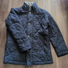 ネイビー キルティングジャケット
