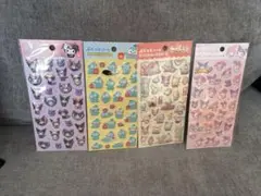 ダイソー サンリオキャラクターぷくっとシール4枚まとめ売り