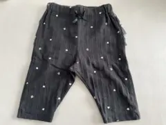 アプレレクール　ハート柄　後ろフリル　ひんやりレギンス 80