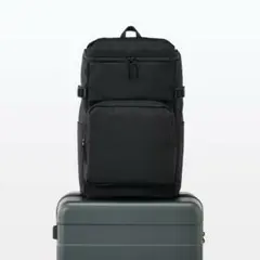 肩の負担を軽くする　撥水　上から開く　リュックサック　無印良品