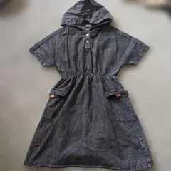 BREEZE 130 デニム半袖ワンピース　美品
