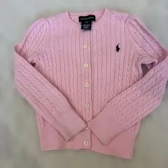 Polo Ralph Lauren ピンク カーディガン 4T ラルフローレン