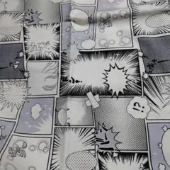 （11/30 21時まで）コミック風 オックス生地 生成り色系