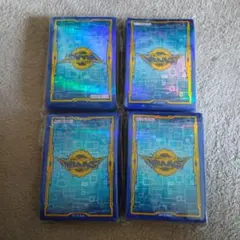 遊戯王 VRAINS ヴレインズ 公式スリーブ 青 4セット