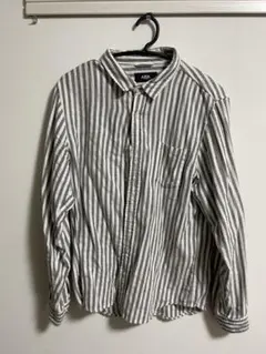 AZUL ストライプ 長袖シャツ