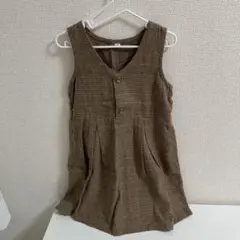 値下げ　チェックジャンパースカート