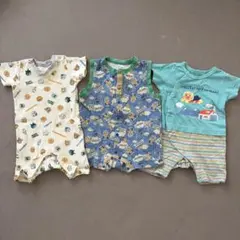 アンパンマン　ロンパース 70サイズ　3着セット