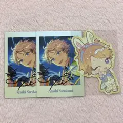 あんスタ ぱしゃっつ 10周年 アニカフェ ステッカー 嵐 鳴上嵐 3点セット