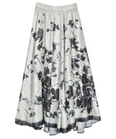 【Ameri】ADELE FLARE INFLATE SKIRT 花柄 スカートのサムネイル