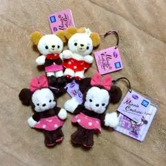 ミニー&カドリーベア ミニークチュール キーホルダー