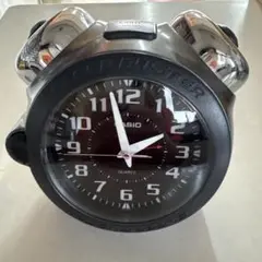CASIO BUSTER 目覚まし時計 ブラック/シルバー