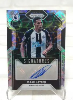 アイザック・ヘイデン ニューカッスル サインカード panini prizm