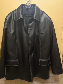 ZARA 合成皮革ジャケット　オーバーサイズ