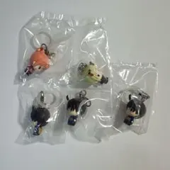 新劇場版 銀魂 吉原大炎上 めじるしアクセサリー 神楽 新八 月詠 5点セット