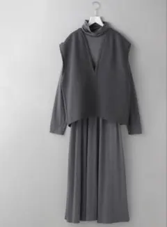 【e/rm】3WAYベストセットワンピース