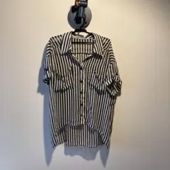 INGNI イング ブラウス ストライプ シャツ カットソー オフィスカジュアル