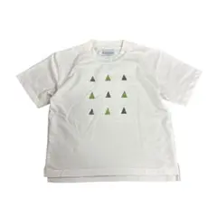 Columbia プリントTシャツ　アウトドア　ホワイト　S 古着8S3のサムネイル