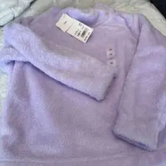 【新品】UNIQLO ライトパープル フリース トップス 120