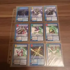 デジタルモンスター　ブースター1〜14 デジモン　連番　カードダス100 台紙 デジタルモンスター ブースター1〜14 デジモン 連番 カードダス100
