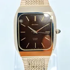 【極美】シチズン エクシード 1980年代 クォーツ スクエア CITIZEN 極美】シチズン エクシード 1980年代 クォーツ スクエア CITIZEN