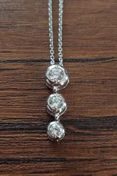 週末SALE☆2wayジルコニアネックレス美品☆のサムネイル