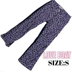 ⭐️A811⭐️ LOVEBOAT ♥ 異素材 デニム レオパードパンツ y2kのサムネイル
