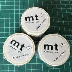 【未使用】【未開封】廃盤品　ミナペルホネン×mtマスキングテープ ３種まとめ売りのサムネイル