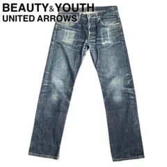 【日本製】BEAUTY&YOUTH ストレートジーンズ SLIM FIT W31