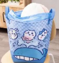 ちいかわBIG収納バスケット　クジラ柄