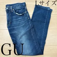 GU ジーユー デニムパンツ ジーンズ Lサイズ ブルー系