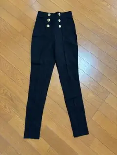 ハイウエスト スキニーパンツ