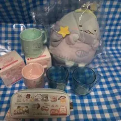 すみっコぐらし　とかげぬいぐるみ　プラカップ　マグカップ　ペンケース