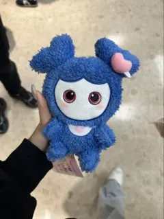 激レアエラー品　口無しtwice ふわもこぬいぐるみgigo ツウィ青