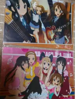 けいおん！ A4クリアファイル 2枚セット