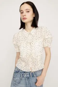 【新品タグ付】SLY TINY DOTS FRILL ブラウスのサムネイル