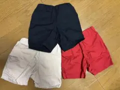 ELFINDOLL CLASSIC 半ズボン 100cm ３点セット赤黒ベージュ