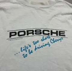 80s ビンテージ ロンT ポルシェ Tシャツ ヘインズ USA PORSCHEのサムネイル