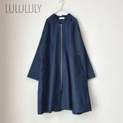 ルルリリー MA-1 ロング丈ブルゾン　オーバーサイズ　ライトアウター　大きめ