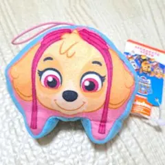 パウパトロール ダイカットフェイスマスコット スカイ 紐付き 新品