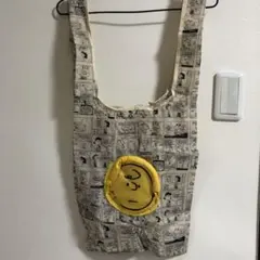 PEANUTSオリジナル チャーリーブラウン洗えるエコバッグ