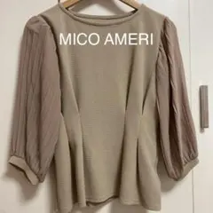 【売れ筋】MICO AMERI ブラウス　カジュアル　レディース　フリーサイズ