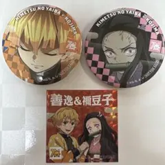 【鬼滅の刃 非売品】コジマ コラボ 缶バッジ＆ステッカーセット