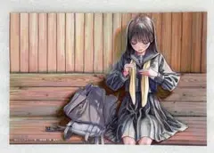 «特典のみ» 明日ちゃんのセーラー服 15 アニメイト特典イラストカード