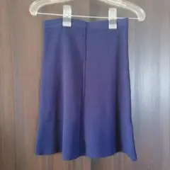 OD SPORTS ニットスカート　タイトスカート　ひざ丈　濃紺　160cm