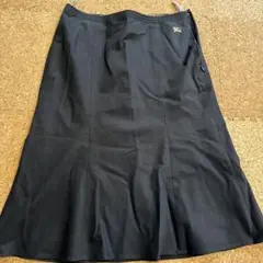 BURBERRY BLUE LABEL フレアスカート ブラック 38（M）