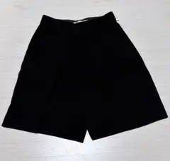 【クリーニング済】ZARA ザラ ハイウエスト ハーフパンツ ブラック XS