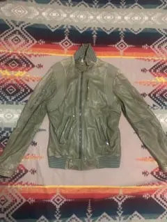 DIESEL 3WAY レザーライダースジャケット グリーン L DIESEL 3WAY レザーライダースジャケット グリーン L - メルカリ