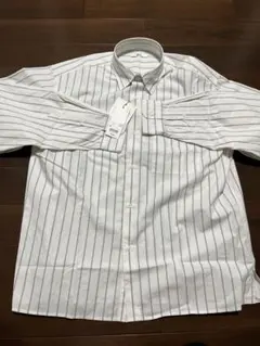 ブロードオーバーサイズシャツ/ストライプ　UNIQLO C　CTHY