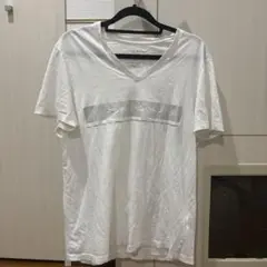 Armani Exchange VネックTシャツ M ホワイト
