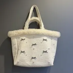 まぁちゃん様専用☆ダブルチュール付きヌビバッグ